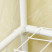 Connecting tee corner for greenhouse (10 pieces), white