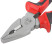 Trend combination pliers, two-tone rubberized handles, chrome-nickel coating 160 mm