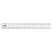 Ruler 30cm STAMM, plastic, 2 scales, transparent, colorless, European weight