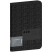 Berlingo "DoubleBlack" A5+ zipper folder, 600 microns, black, with a pattern