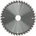 Circular saw blade for wood 210 x 32 x 40T + 3 rings: 32/30, 30/20 and 20/16 mm