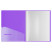 Folder with 10 Berlingo "Envy" inserts, 17 mm, 700 microns, with inner pocket, purple