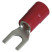 Compression cable tip with plug, insulated (HVI) 10 M5 (pack.100 pcs)