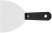 Spatula with plastic handle polished 5" (125 mm)