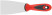 Spatula, stainless steelsteel, rubberized handle 60 mm