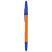 Ballpoint pen STAMM Optima 4 pcs., blue, 1.0mm, orange case, package with European suspension