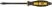 Impact screwdriver, S2 steel, hexagon.sting, turnkey firing pin, rubberized handle, Profi 8x150 mm SL