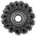 Cup plate, nut M14, steel twisted wire 65 mm