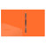 Folder with Berlingo "Neon" spring binder, 17 mm, 1000 microns, orange neon, with inner pocket