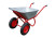 Industrialist 2-wheeled galvanized wheelbarrow, 110 liters (pneumatic wheel)