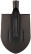 Bayonet shovel without handle, lightweight, with stiffeners 195x350 mm