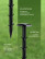 Garden pegs for fixing geotextiles, films, spunbond, geoplastboard, 15 cm, set of 20 pcs., black