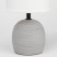 Rivoli Sheron 7044-501 Table Lamp 1 * E14 40W ceramic grey with lampshade