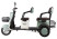 Электротрицикл Rutrike Gelbert Beta 48V/60V 800Вт, черный
