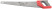Wood hacksaw, 7 TRI medium tempered tooth, 2D sharpening, 450 mm rubberized plastic handle