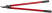 Knot cutter, blades 70 mm, metal handles with PVC handles 700 mm
