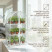 Greenhouse window sill greenhouse with rounded top Geoplastboard 46x24x75 cm 3 shelves color white