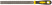 Рашпиль, прорезиненная ручка, плоский 200 мм
