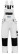 Work overalls Master Color, white, 8 pockets, size XXL