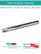 Концевая фреза корпусная 14 мм, 2 зуба, L 150 мм / EM90 D14 W12 L150 Z03 AP..0702 ZCC (без СОЖ)