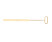 Intrinsically Safe Flange Cutting knife with 1240 mm Round handle AlCu HORTZ