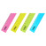 15cm STAMM ruler, plastic, with wavy edge, transparent, neon colors, assorted, European weight