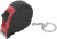 Tape measure keychain, rubberized case 2 m x 8 mm