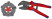 KNIPEX MultiCrimp® пресс-клещи с магазином для смены плашек, 5 сменных плашек, L-250 мм, 2-к ручки