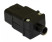 CON-IEC320C20 Разъем IEC 60320 C20 220В 16A на кабель, контакты на винтах (плоские выступающие штыревые контакты в пластиковом обрамлении), прямой