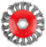Tilt-wheel bracket, M14 nut, 100 mm twisted steel wire