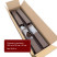 PVC plastic bed 1x3 m height 27 cm, color brown