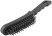 Steel brush, black plastic handle, 275 mm, 6-row