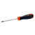 BahcoFit Pozidriv PZ 0x75 mm screwdriver, with rubber handle