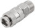 Quick-release adapter with 1/2" male thread shut-off valve
