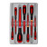 ERGO insulated screwdriver set with slot and Pozidriv, 7 pcs