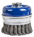 Bowl-shaped twisted reinforced Practice Cord Brush 90 mm M14 (1 pc.) blister (032-591)