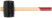 Rubber mallet, wooden handle 65 mm ( 600 gr )