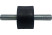 Vibration isolator (rubber-metal buffer) KIPP K0567.01501557 M4x13 up to 14 kg (pack of 2 pcs.)