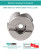 80 mm end milling cutter, 27 mm fit, 6 teeth EM90 80X6 027 WNMU 0806 KYCR (with coolant) for KYOCERA plate