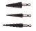Set of step drills for metal HSS 3 pieces 3/16-1/2 inch, 1/4-3/4 inch, 1/8-1/2 inch // HARDEN