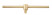T-shaped gate 250 mm 1/2" intrinsically safe alloy AlCu 117-1002, HORTZ