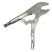 Locking pliers with curved clips 180mm CR-V prof WP231058 WORKPRO
