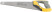 Hacksaw on wood, small red-hot tooth 12 TRI, 3D sharpening, 3K layer.Rubberized handle, 350 mm Pro