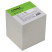 The block for records on the STAMP gluing, 9*9*9cm, white, whiteness 65-70%