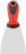 Spatula, stainless steelsteel, rubberized handle 60 mm