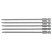 2 x TORX T15 150 mm 1/4 Screw Bits