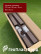 PVC plastic bed 1x3 m height 14 cm, color brown