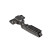 Patch loop with door closer 45mm h0 clip-on AKS PLUS 3D narrow black (self-tapping screws, plugs)