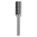 Borehole for metal, carbide, cylindrical, type-A, 10 mm// Denzel