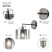 Wall Lamp Rivoli Bonnie 2078-401 Wall Lamp 1 x E14 40W Classic